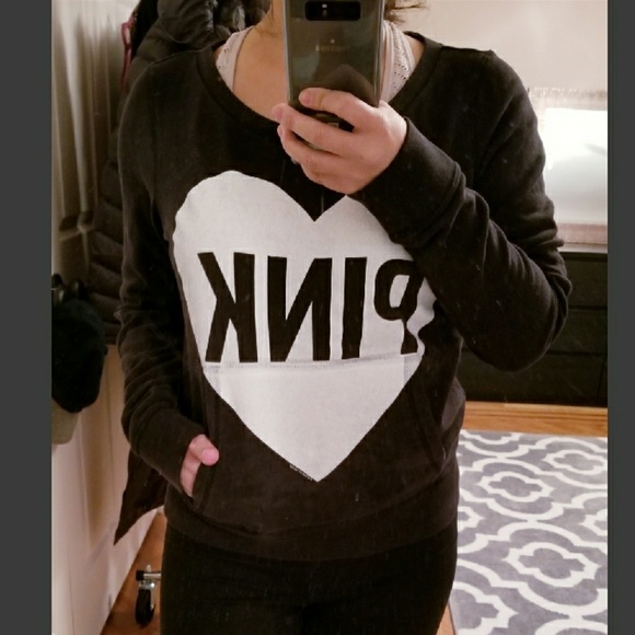 PINK Victoria's Secret Sweaters - Pink by Victorias Secret Black sweater